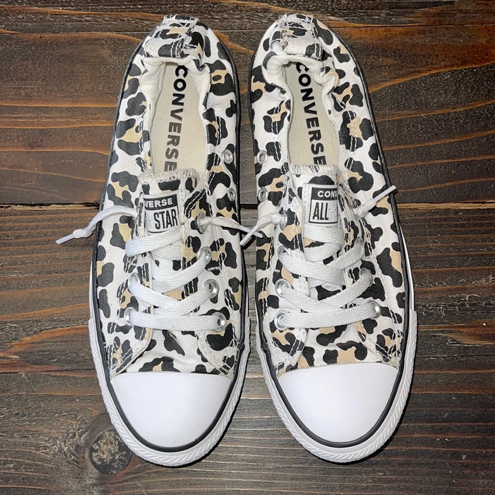 Women’s Shoreline Converse in leopard print